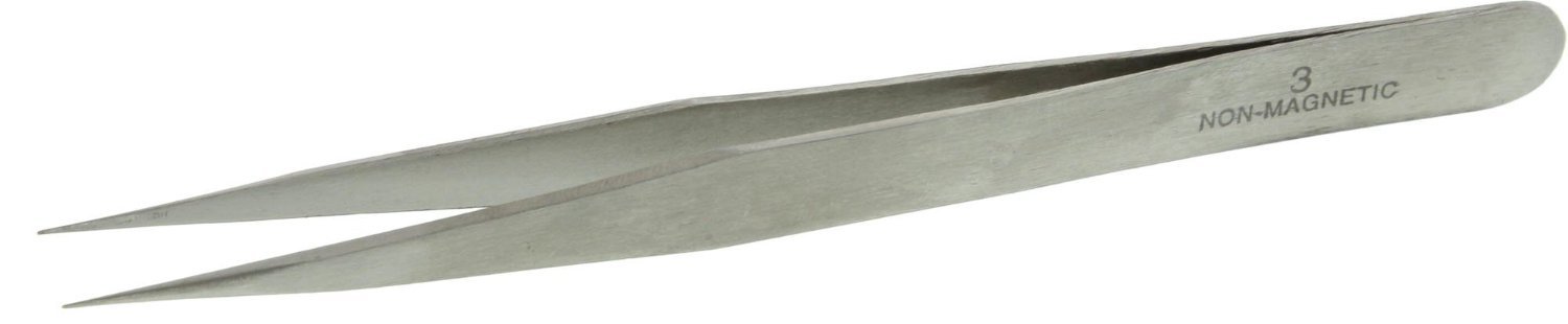 Se 2 TW non magnetico pinzette in acciaio INOX, medium PT