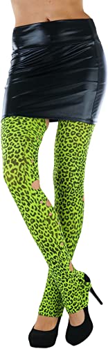 Image of ToBeInStyle Women's Slashed Ripped Shredded Distressed Hosiery Tights Leggings Music Festival