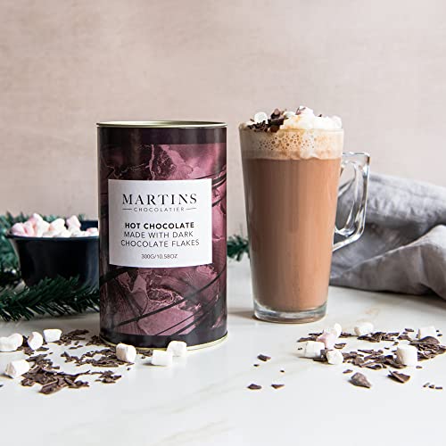 Luxe Dark Hot Chocolate Gift Set - Heerlijke chocolademelk Gift door Martin's Chocolatier - Image 3
