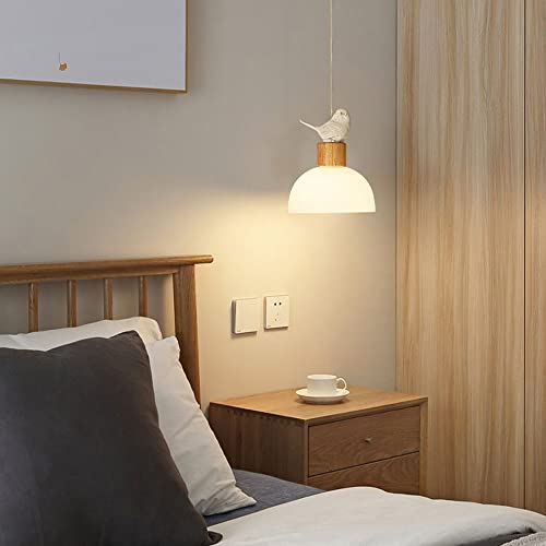 Suspension E27 Nordic au design d'oiseau pour intérieur moderne