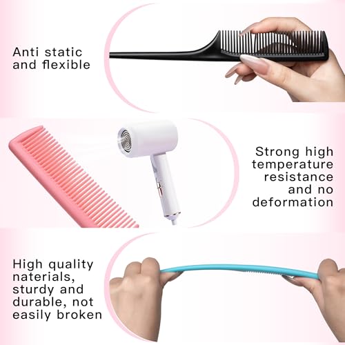 Set de 24 Peines Rat Tail para Mujeres miniatura 3