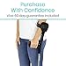 Vive Forearm Crutch Pads & Hand Grips- Fits Vive Forearm Crutches - Breathable, Washable, Moisture-Wicking Cushion Padding Accessories Covers - Fits Only 1 Style of Open Cuff Crutches