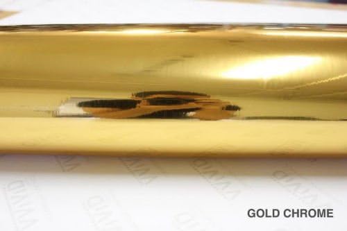 Miniatura 5 de Vinilo espejado cromado, dorado, para auto, calcomanía autoadhesiva