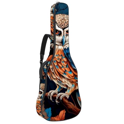 JRHEJTFZ Housse pour guitare acoustique de 1,9 cm d’épaisseur – Imperméable – Durable et élégant – Motif chouette avec fleurs, Multicolore., 42.9×16.9×4.7 in, Motif imprimé tendance - Les Beatles, Paul McCartney, John Lennon, RIngo Starr, George Harrison JRHEJTFZ Housse pour guitare acoustique de 1,9 cm d'épaisseur - Imperméable - Durable et élégant - Motif chouette avec fleurs, Multicolore., 42.9x16.9x4.7 in, Motif imprimé tendance