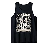 Photo Gallery vintage legend 54 years old limited edition men women bday canotta Photo Gallery vintage legend 54 years old limited edition men women bday canotta