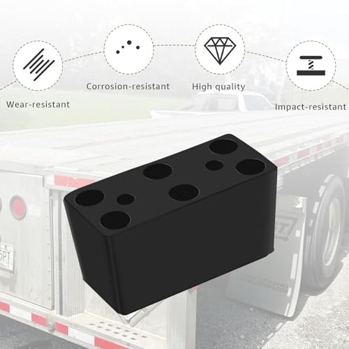 2-Pack Guards Dock Buffers– 6x3x3Inch Heavy Duty Rubber Bumper Block by Lakapre - Used condition - Image 6