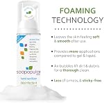Alcohol Free Foam Hand Sanitizer, 0.15% Benzalkonium Chloride, Hypoallergenic, Fragrance Free, Safer for Kids, 180mL (Pack of 3)