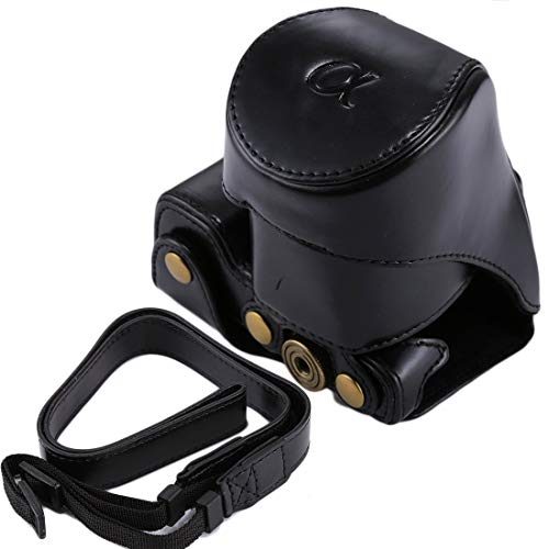 Housse sac en cuir PU pour appareil photo Sony NEX 5N 5R 5T objectif 16-50mm 18-55mm noir - 6