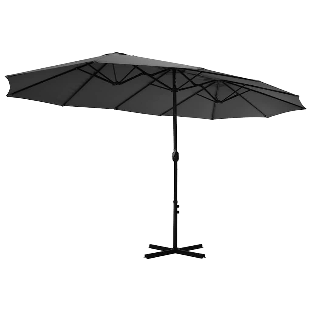 SYDE Aluminiowy parasol ogrodowy 460x270 cm