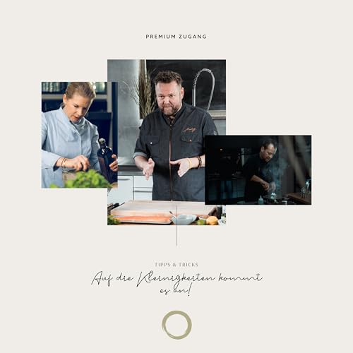 THE GOLDEN CIRCLE · Premium Zugang 3 Monate · Kochkurse von Sterneköchen · Streaming Abo mit über 100 Folgen und Rezepten