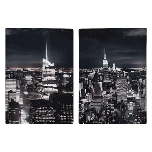 Étui passeport voyage New York, cadeau idéal pour globe-trotter
