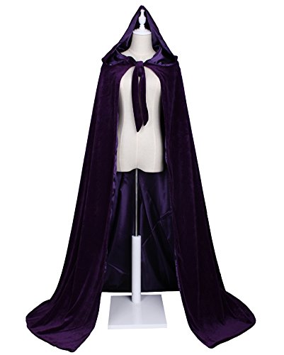 Image of Velvet Renaissance Medieval Cloak Cape Lined with Satin