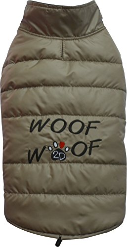 Doggy Dolly w379 perro/perro chaqueta woofw oof capuchino Cover