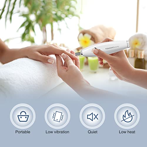Touchbeauty 6In1 Electric Nail File Drill Set Magnetic Storage Case, Rechargeable Nail Drill Machine For Natural Acrylic Gel Nails, ±360° Dual-Ways Rotation System,Manicure Pedicure Set For Women #TOP6