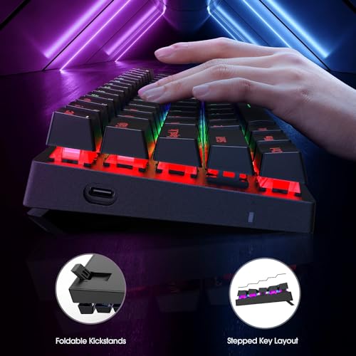 Teclado Mecánico Diyeeni82me0rgzy7 USB RGB 60% miniatura 3