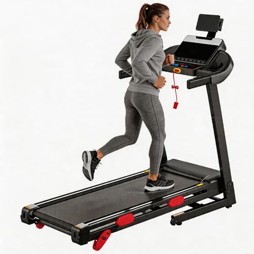 Image of 10% Incline for Running Walking Exercise, 330lbs Capacity, APP Control, 105 Programs, Treadmill for Home