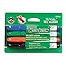 Ticonderoga White System Dry Erase Marker, Chisel Tip, Assorted Colors, 4/Set, Case of 2 Sets