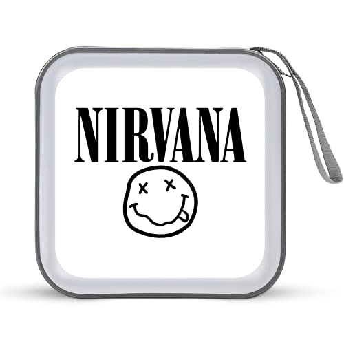 CDケース ニルヴァーナ DVDケース CD/DVD収納バッグ ディスクケース CD収納ボックス 40枚収納 Blu-rayケース メディアケース 両面収納 おしゃれ 防水 大容量 小型 持ち運び便利 薄型 ファスナー付 旅行 自宅