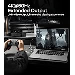Aulumu M07 240W USB-C to USB-C Cable | USB 3.1 Gen2 10Gbps | 4K@60Hz Video Output Fast Charging | Compatible with iPhone 17/16/15 Pro Max, NVMe SSD, Galaxy S25/S24/S23 Ultra, MacBook Pro - Gray 3.9FT - Image 4