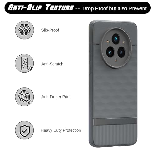 Image of Shockproof Case for Realme 14 Pro Plus 5G | Full Camera Protection | TPU Flexible Back Cover for Realme 14 Pro Plus 5G (Graphite Grey)