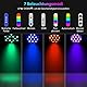 LED Par Strahler 36 LED 72W Discolicht Partylicht RGB DMX512 mit Fernbedienung, Bühnenlicht 7 Lichtmodi DJ licht für Party Bar Stage Feste Show