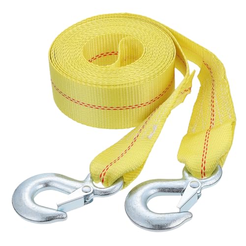 Sangle de remorquage 9 tonnes en polyester pour dépanner un véhicule embourbé ou immobilisé