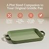 Our Place Mini Griddle Pan | 9" (2 Qt) Nonstick Ceramic Griddle Pan for Stovetop & Oven | PFAS-Free, Oven-Safe up to 450°F, Easy-Grip Handles | Sage #1