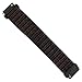 Produktbild Uhrbanddealer 22mm Damen Herren Uhrenarmband Quick Relase Schnellwechsel Textil Ersatzband mit Klettverschluss Braun Set 086122