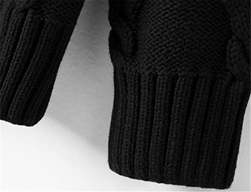 Boys' Cardigans, Solid V-Neck Diamond Button Up Knit Cardigan Sweater Outerwear For Boys, A# Black, 2-3T = Tag 100 #TOP4