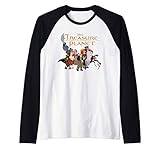 Official Disney Merchandise Disney Treasure Planet Logo and Characters Camiseta Manga Raglan