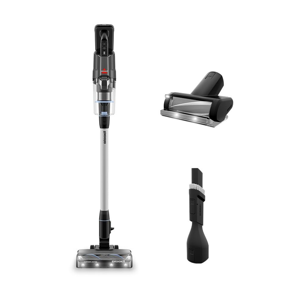 Bissell FurFinder Wireless Stick Vacuum Led Light Turbo Head