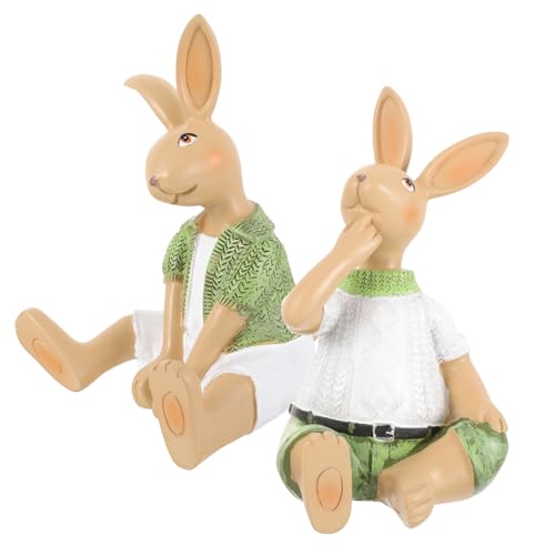 Figurines de lapin résistantes aux intempéries pour sublimer votre pelouse