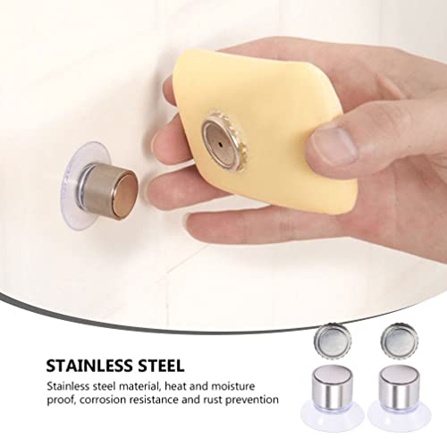 Cabilock Shower Soap Holder 2 Sets Of Magnetic Soap Holders Bathroom Wall Hanging Soap Holders Bar Soap Holder For Wall Bathroom Soap Saver #TOP6