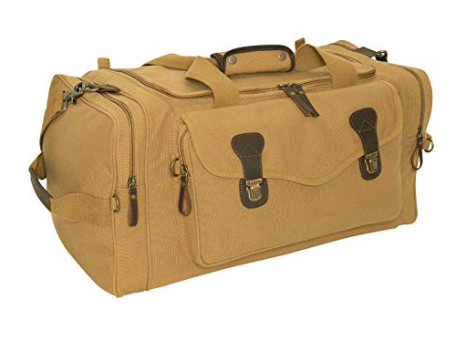 Rothco Canvas Long Weekend Bag (Coyote Brown)