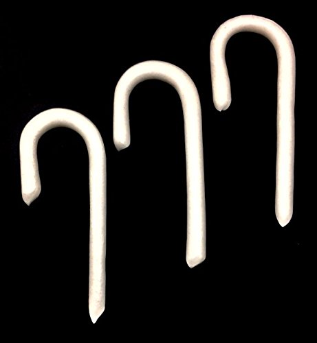 Diabeticfriendly® Sugar-free Natural Candy Canes WHITE MINT, 5 inch tall - 12 Canes