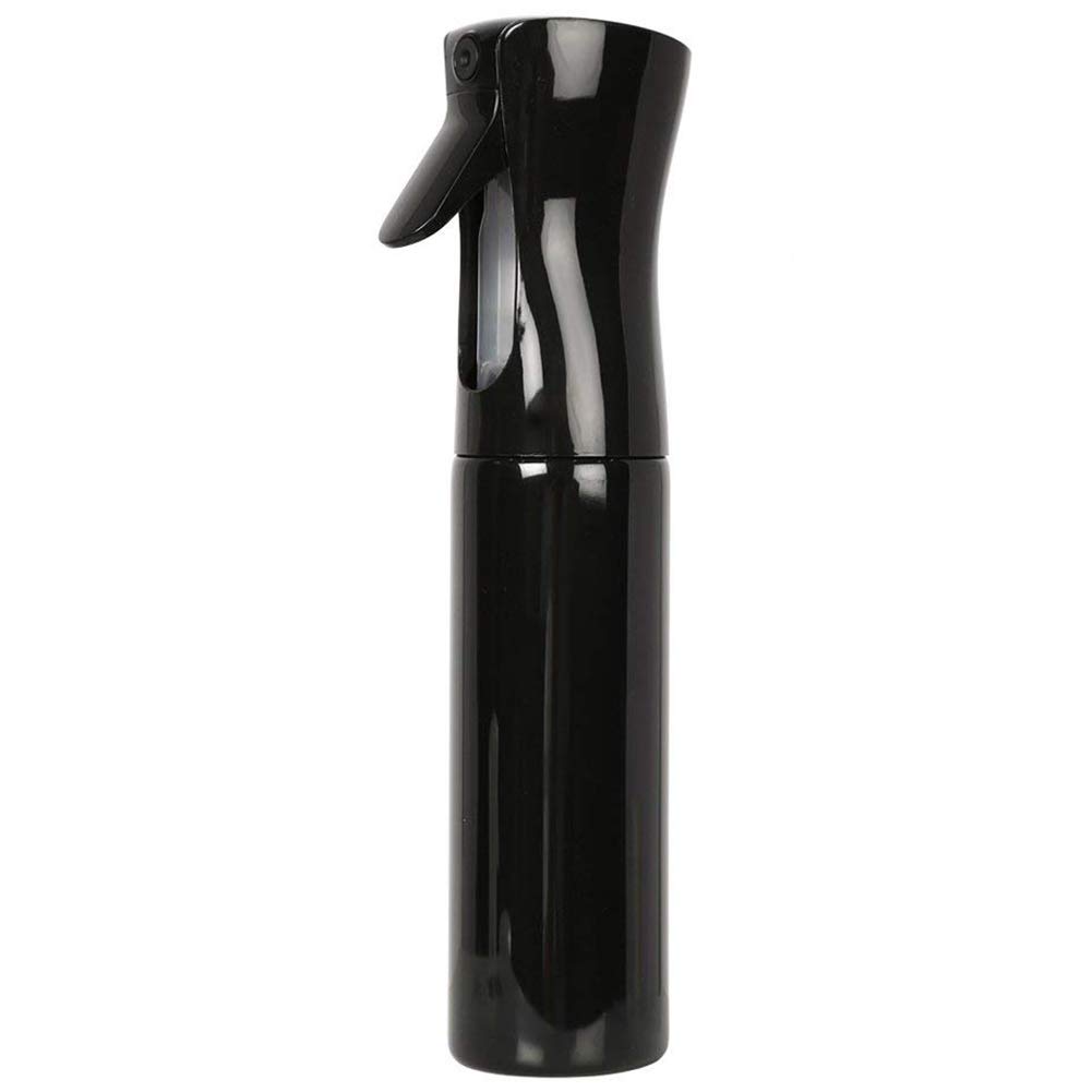 Simliving Hair Water Bottle Spray Mister - 10oz Continuous Pressurized 360 Misting Stylist Sprayers for Barber ( 10oz Black )