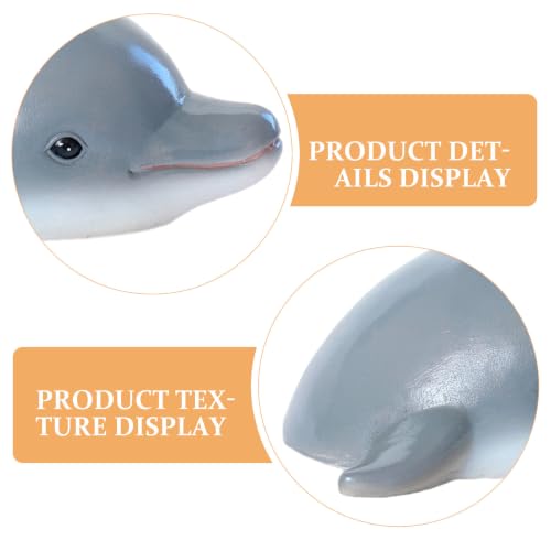 Cabeza de delfín para estanques decorativa con efecto flotante para acuarios exteriores 4