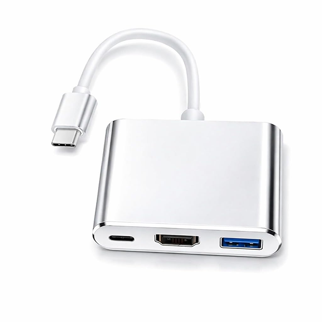 Technotech USB C to HDMI Adapter, USB 3.1 Type C Hub to HDMI+ USB 3.0 +USB-C Charging Port Converter Cable Compatible with Nintendo Switch MacBook Pro/Galaxy Note8/S8+/S9+/Mate10 Chromebook Pixel-image-13