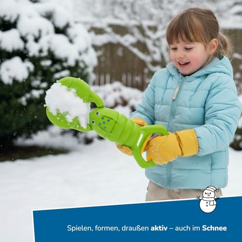 alldoro 60179 Sandgreifer Hummer grün, Robustes Sandspielzeug für Kinder, Sandkasten-Krabbe, leicht & einhändig bedienbar, 34 cm