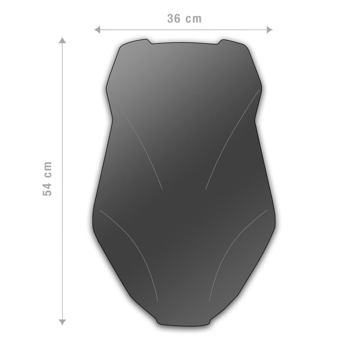 Parabrezza Barracuda compatibile con Honda X-ADV 750 2021-2024