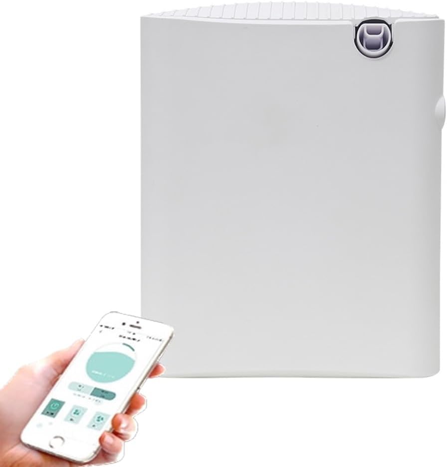 Bluetooth Waterless Diffuser, Smart Waterless Essential Oil Diffuser, 300ml Cold Air Scent Diffuser, Silent Aromatherapy Dispenser Large Room 2000sq·ft