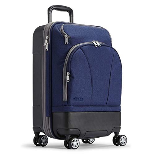 eBags TLS Hybrid (Hardside/Softside) Spinner Expandable Luggage - 22-inch - Carry-On -