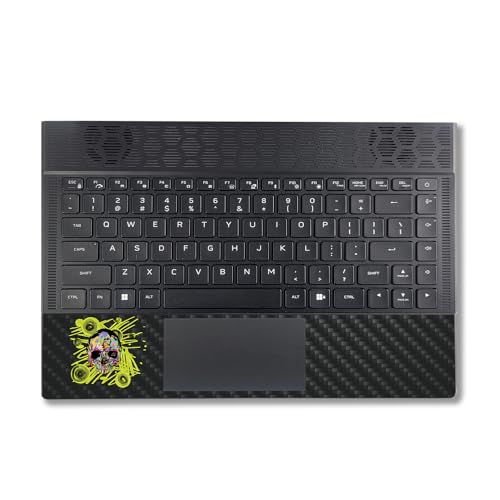 Image of MightySkins Carbon Fiber Skin Compatible with Alienware X14 R2 (2023) Full Wrap Kit - Remains | Protective, Durable Textured Carbon Fiber Finish | Easy to Apply & Change Styles | Made in The USA