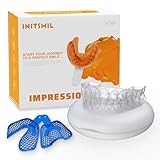 Custom Night Guard Suitable for Adults and Kids, Mouth Guard for Grinding Teeth at Night, Bite Guard for Teeth Clenching Nighttime for TMJ Relief (Upper & Lower Set)