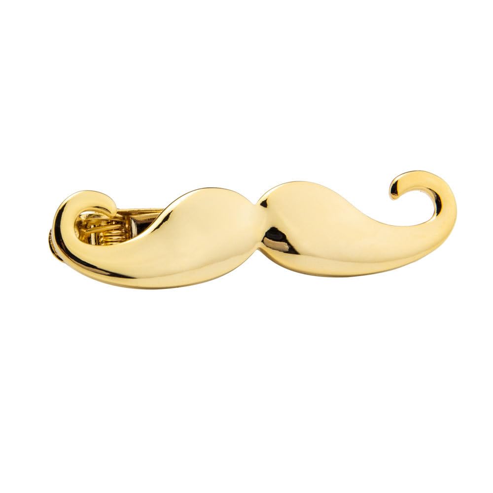 kacheeg Gold Beard-Shaped Tie Clip men’s Stylish Accessory Casual & Themed Outfits-picture-19
