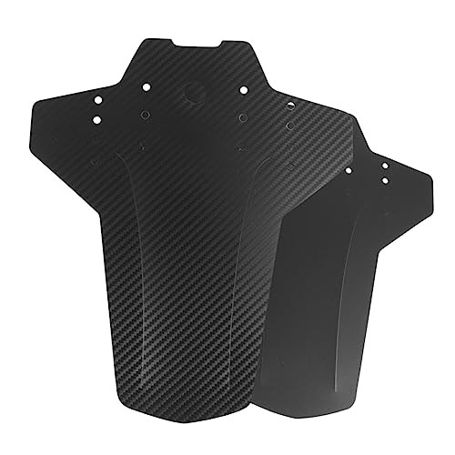 Garneck Set Bike Mudguard Carbon Fiber Bike Rear Bike Front Mudguards Carbon Fiber Accessories Bicycle Mud Flaps Bike Flaps Bike Mud Flaps Bike Mud Guards Black Engineering Plastic