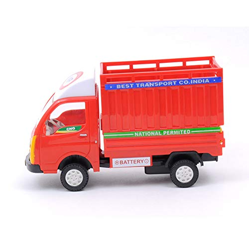 Image of Centy Toys Plastic Indian Passenger Train with Coaches & Railway Track, Pack of 19, Multicolour & Centy Toys Plastic Pull Back Carrier, 1 Pull Back Car, Multicolour