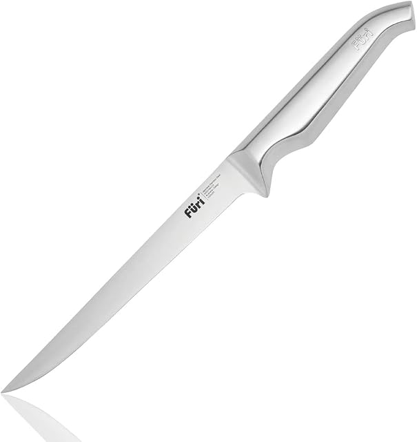 Furi Pro, Filleting Knife, Japanese Stainless Steel, Fine Blade for Filleting, Professional & Amateur Chefs, Sharp Kitchen Knife, Dimensions: Blade 17cm