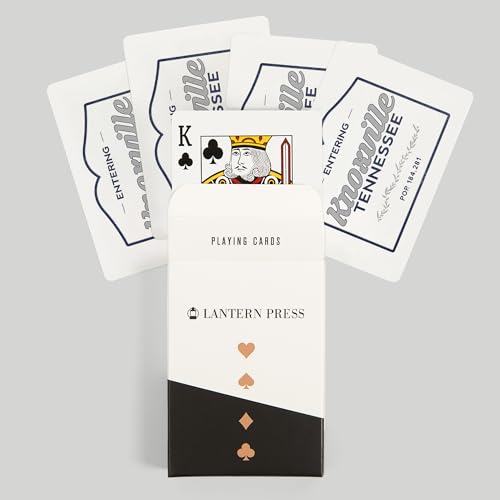 Baraja de Póker Knoxville Tennessee Azul 52 Cartas miniatura 6