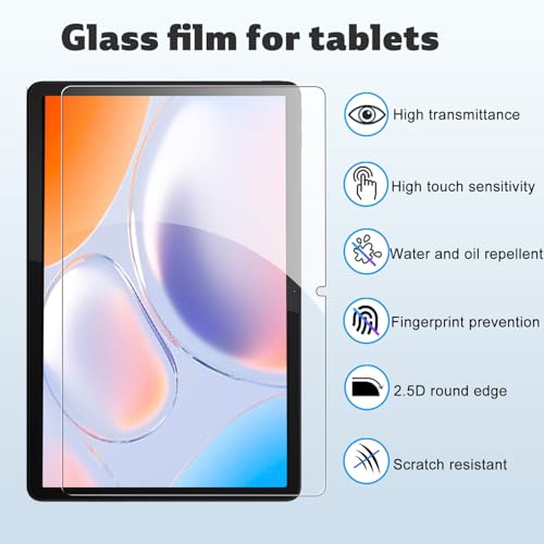 Protector de pantalla templado para tablet Relndoo TB02 10" miniatura 2